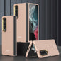 GKK Ultra-thin Electroplating Lens Frame Phone Case, For Samsung Galaxy Z Fold4