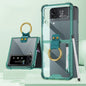 GKK Airbag Protective Phone Case with Ring & Pen, For Samsung Galaxy Z Flip4