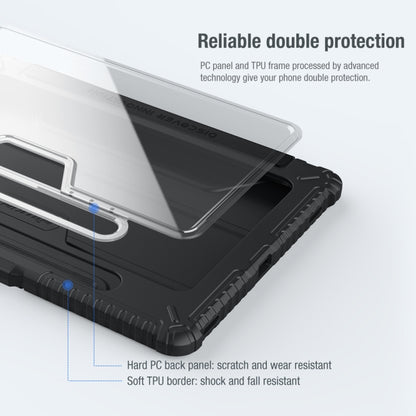 NILLKIN Bumper Pro Camshield Tablet Leather Case, For Samsung Galaxy Tab S7