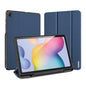 DUX DUCIS Domo Series Horizontal Flip Magnetic PU Leather Case with Three-folding Holder & Pen Slot, For Galaxy Tab A 8.4 (2020), For Galaxy Tab S6 Lite 10.4 inch