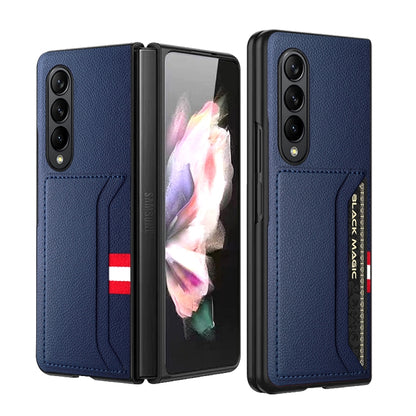 GKK Litchi Texture Card Slot Phone Case, For Samsung Galaxy Z Flip4 5G, For Samsung Galaxy Z Fold4 5G