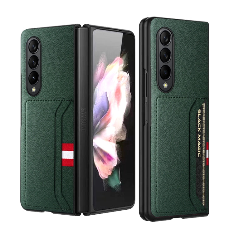 GKK Litchi Texture Card Slot Phone Case, For Samsung Galaxy Z Flip4 5G, For Samsung Galaxy Z Fold4 5G