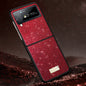 SULADA Shockproof TPU + Handmade Leather Phone Case, For Samsung Galaxy Z Flip4, For Samsung Galaxy Z Flip5