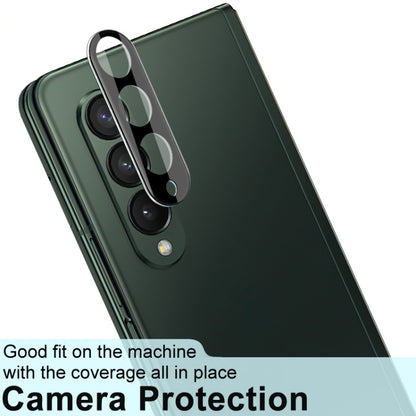 imak Integrated Rear Camera Lens Tempered Glass Film with Lens Cap Black Version, For Samsung Galaxy Z Fold4 5G