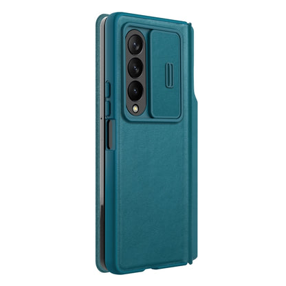 NILLKIN QIN Series Pro Sliding Camera Cover Design Leather Phone Case, For Samsung Galaxy Z Fold4 5G