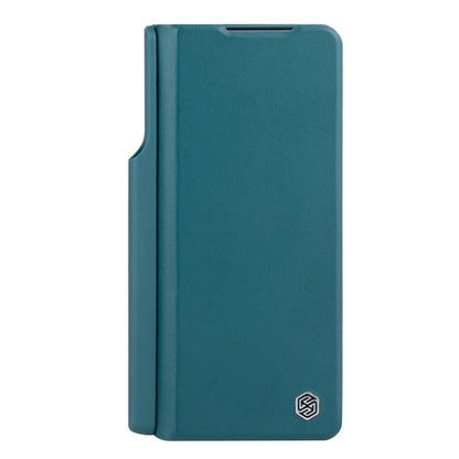NILLKIN QIN Series Pro Sliding Camera Cover Design Leather Phone Case, For Samsung Galaxy Z Fold4 5G