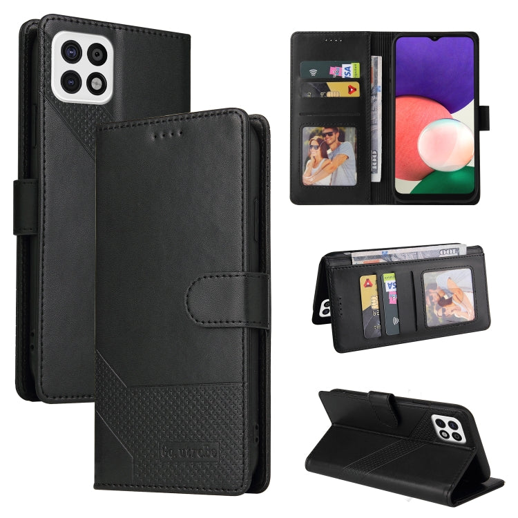 GQUTROBE Skin Feel Magnetic Leather Phone Case, For Samsung Galaxy A23, For Samsung Galaxy A02, For Samsung Galaxy A02s, For Samsung Galaxy A03s, For Samsung Galaxy A7 2018, For Samsung Galaxy A10, For Samsung Galaxy A12, For Samsung Galaxy A13��������...