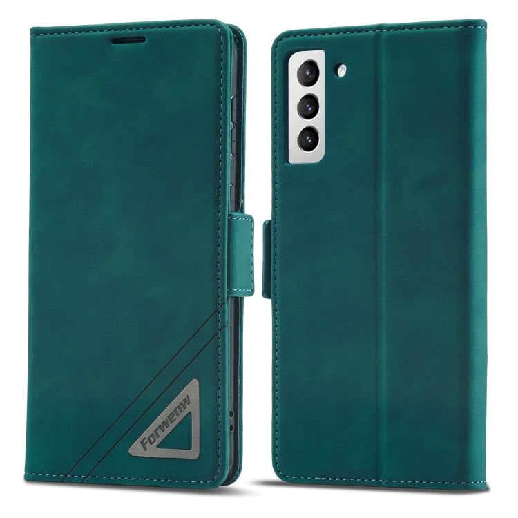Forwenw Dual-side Buckle Leather Phone Case, For Samsung Galaxy S22 5G, For Samsung Galaxy S22+ 5G, For Samsung Galaxy S22 Ultra 5G, For Samsung Galaxy S21 5G, For Samsung Galaxy S21+ 5G, For Samsung Galaxy S21 Ultra 5G, For Samsung Galaxy Note20������...