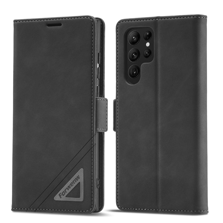 Forwenw Dual-side Buckle Leather Phone Case, For Samsung Galaxy S22 5G, For Samsung Galaxy S22+ 5G, For Samsung Galaxy S22 Ultra 5G, For Samsung Galaxy S21 5G, For Samsung Galaxy S21+ 5G, For Samsung Galaxy S21 Ultra 5G, For Samsung Galaxy Note20������...