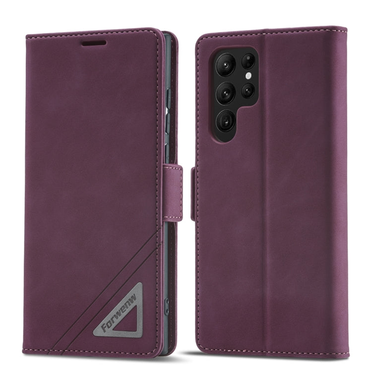 Forwenw Dual-side Buckle Leather Phone Case, For Samsung Galaxy S22 5G, For Samsung Galaxy S22+ 5G, For Samsung Galaxy S22 Ultra 5G, For Samsung Galaxy S21 5G, For Samsung Galaxy S21+ 5G, For Samsung Galaxy S21 Ultra 5G, For Samsung Galaxy Note20������...