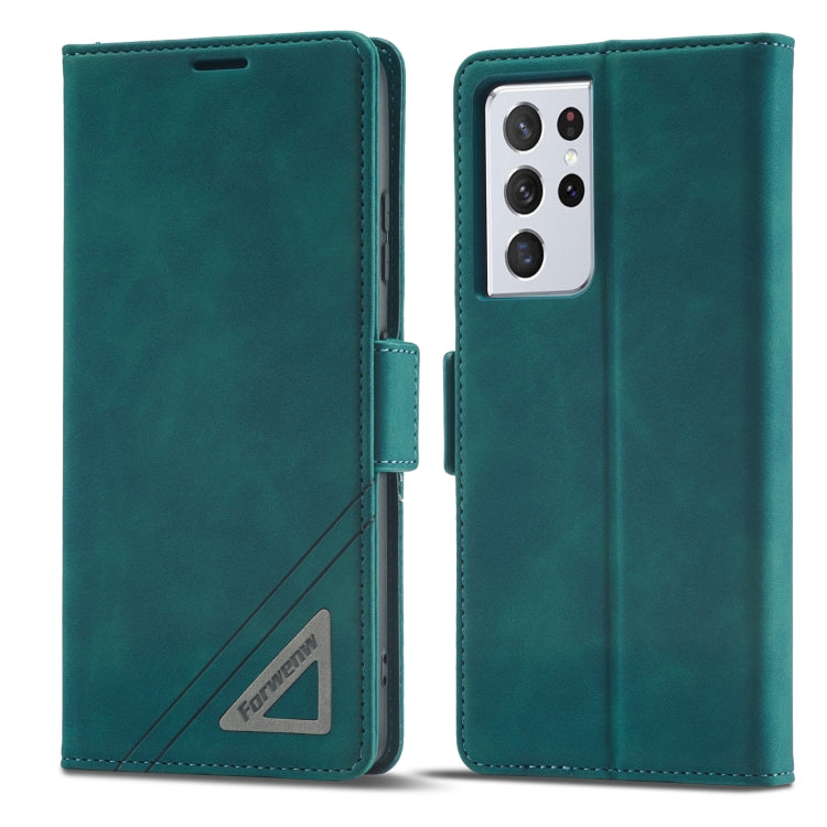 Forwenw Dual-side Buckle Leather Phone Case, For Samsung Galaxy S22 5G, For Samsung Galaxy S22+ 5G, For Samsung Galaxy S22 Ultra 5G, For Samsung Galaxy S21 5G, For Samsung Galaxy S21+ 5G, For Samsung Galaxy S21 Ultra 5G, For Samsung Galaxy Note20������...