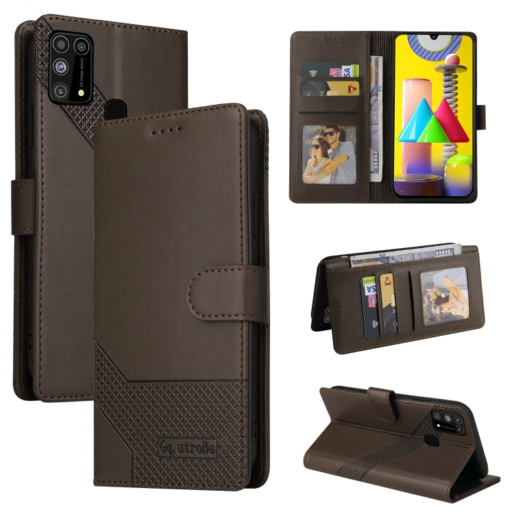 GQUTROBE Skin Feel Magnetic Leather Phone Case, For Samsung Galaxy M31, For Samsung Galaxy M32, For Samsung Galaxy Note8, For Samsung Galaxy Note9, For Samsung Galaxy Note10+, For Samsung Galaxy Note20, For Samsung Galaxy Note20 Ultra������������������...