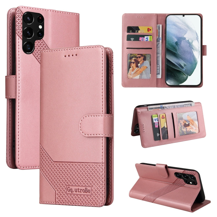 GQUTROBE Skin Feel Magnetic Leather Phone Case, For Samsung Galaxy S21 FE 5G, For Samsung Galaxy S22 5G, For Samsung Galaxy S22+ 5G, For Samsung Galaxy S22 Ultra 5G, For Samsung Galaxy S20 FE
