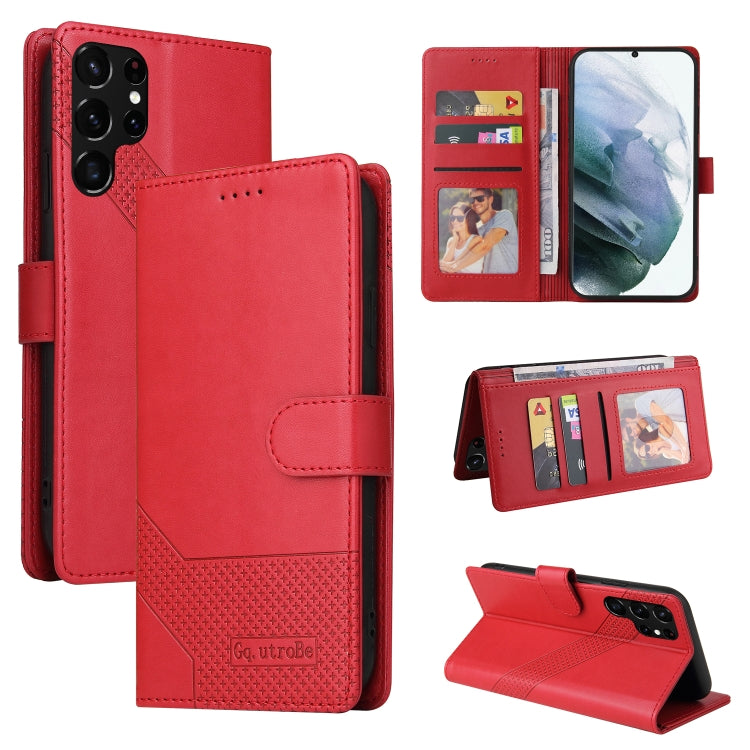 GQUTROBE Skin Feel Magnetic Leather Phone Case, For Samsung Galaxy S21 FE 5G, For Samsung Galaxy S22 5G, For Samsung Galaxy S22+ 5G, For Samsung Galaxy S22 Ultra 5G, For Samsung Galaxy S20 FE
