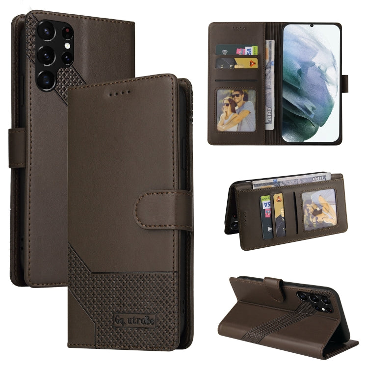 GQUTROBE Skin Feel Magnetic Leather Phone Case, For Samsung Galaxy S21 FE 5G, For Samsung Galaxy S22 5G, For Samsung Galaxy S22+ 5G, For Samsung Galaxy S22 Ultra 5G, For Samsung Galaxy S20 FE