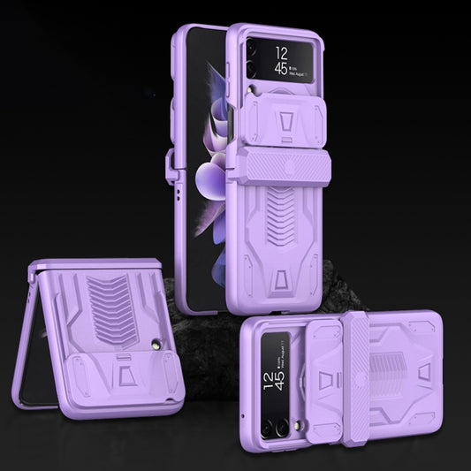 GKK Sliding Camshield Magnetic Armor Flip Phone Case, For Samsung Galaxy Z Flip4