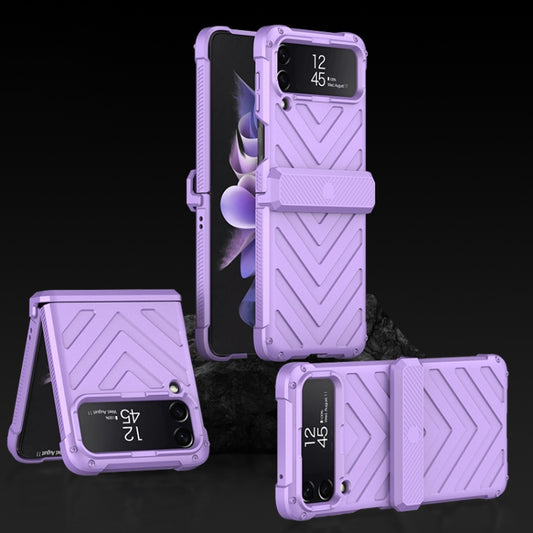 GKK Magnetic Folding Swivel Armored Phone Case with Hinges, For Samsung Galaxy Z Flip4