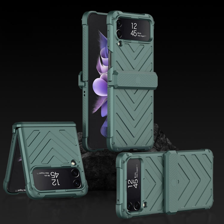 GKK Magnetic Folding Swivel Armored Phone Case with Hinges, For Samsung Galaxy Z Flip4