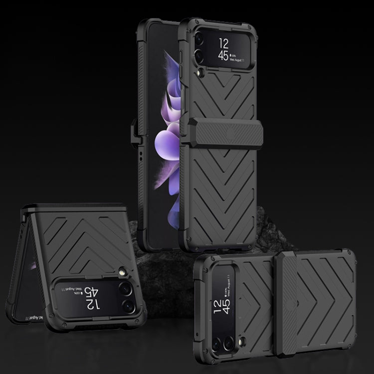 GKK Magnetic Folding Swivel Armored Phone Case with Hinges, For Samsung Galaxy Z Flip4
