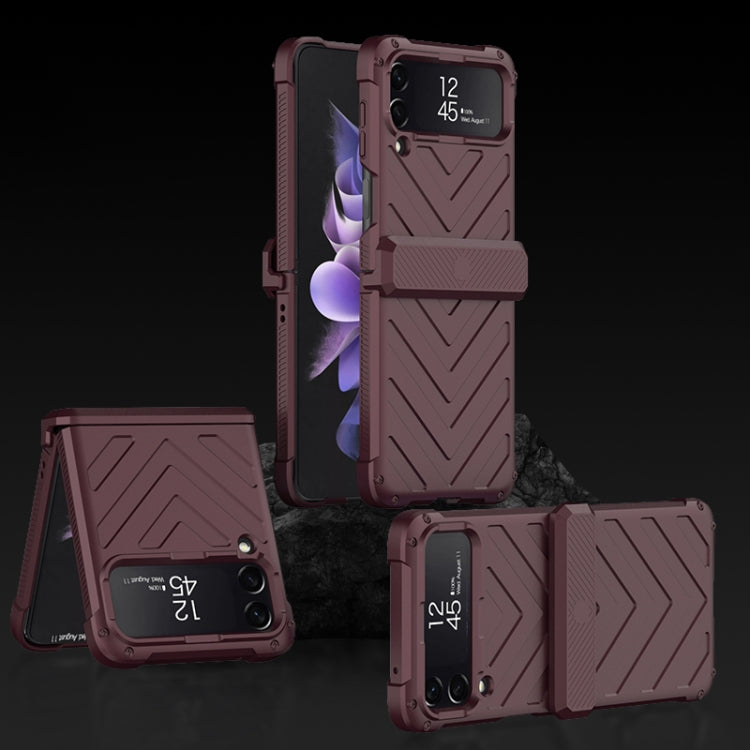 GKK Magnetic Folding Swivel Armored Phone Case with Hinges, For Samsung Galaxy Z Flip4