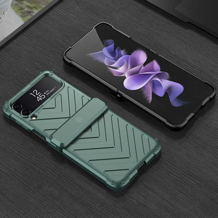 GKK Magnetic Folding Swivel Armored Phone Case with Hinges, For Samsung Galaxy Z Flip4