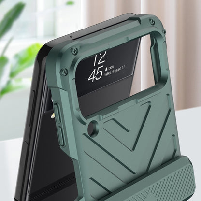 GKK Magnetic Folding Swivel Armored Phone Case with Hinges, For Samsung Galaxy Z Flip4