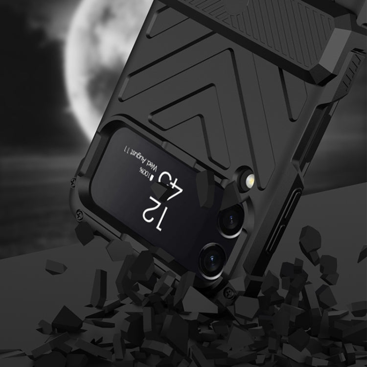 GKK Magnetic Folding Swivel Armored Phone Case with Hinges, For Samsung Galaxy Z Flip4