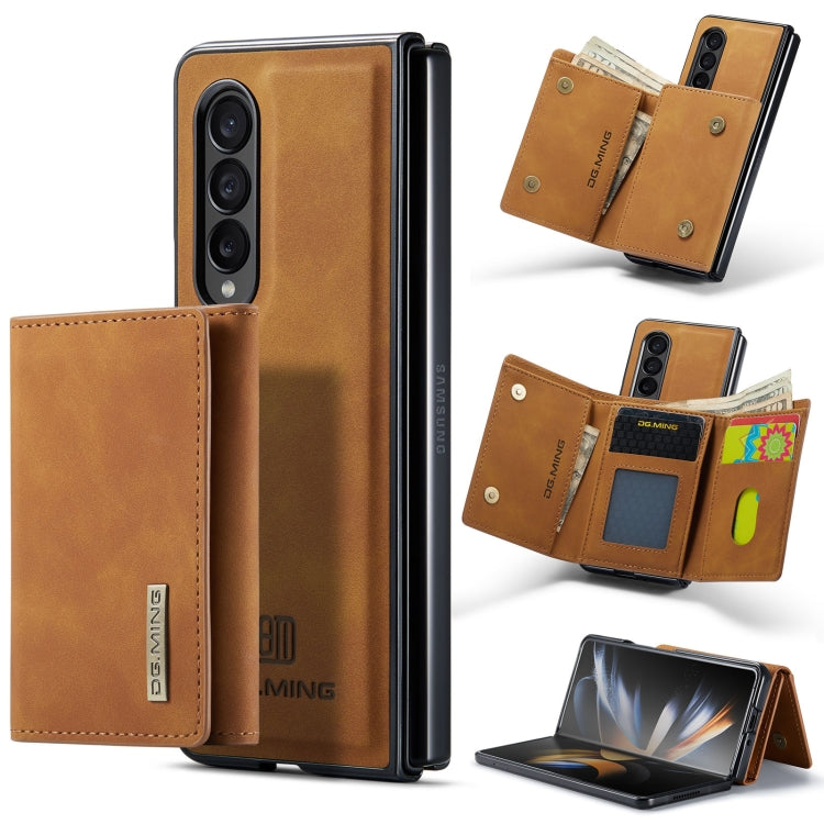 DG.MING M1 Series 3-Fold Multi Card Wallet + Magnetic Phone Case, For Samsung Galaxy Z Fold3 5G, For Samsung Galaxy Z Fold4