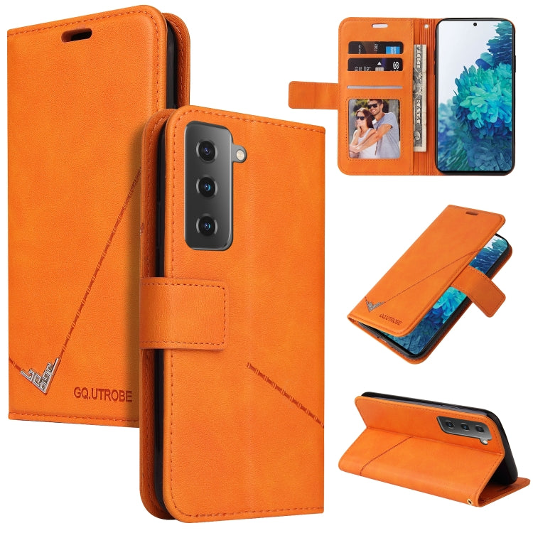GQUTROBE Right Angle Leather Phone Case, For Samsung Galaxy S21 5G, For Samsung Galaxy S21+ 5G, For Samsung Galaxy S21 Ultra 5G, For Samsung Galaxy S22 5G, For Samsung Galaxy S22+ 5G, For Samsung Galaxy S22 Ultra 5G, For Samsung Galaxy S20�������������...