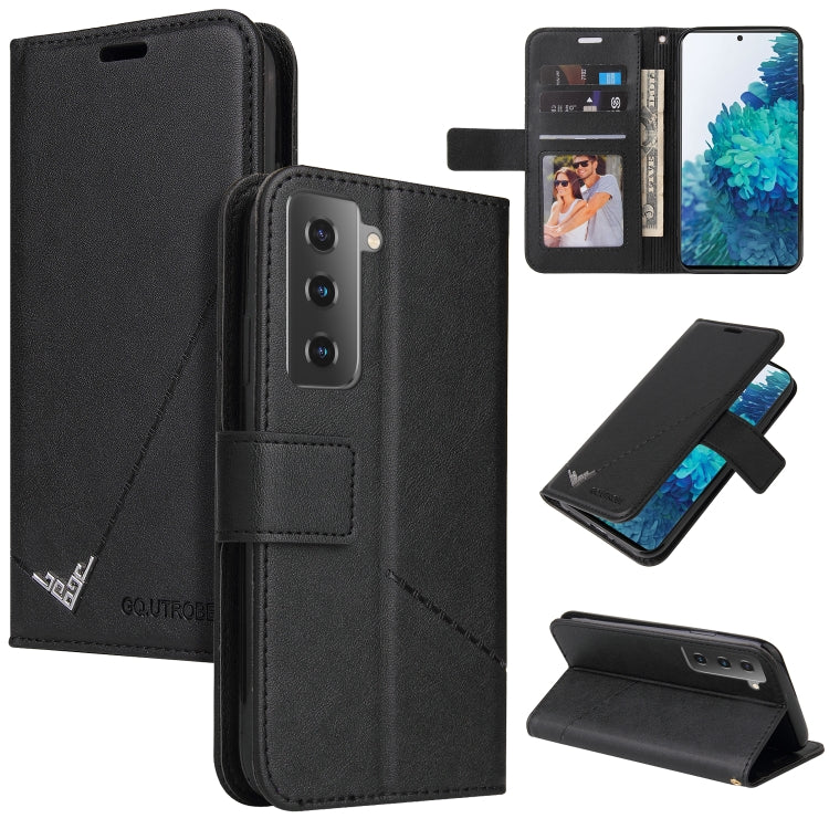 GQUTROBE Right Angle Leather Phone Case, For Samsung Galaxy S21 5G, For Samsung Galaxy S21+ 5G, For Samsung Galaxy S21 Ultra 5G, For Samsung Galaxy S22 5G, For Samsung Galaxy S22+ 5G, For Samsung Galaxy S22 Ultra 5G, For Samsung Galaxy S20�������������...