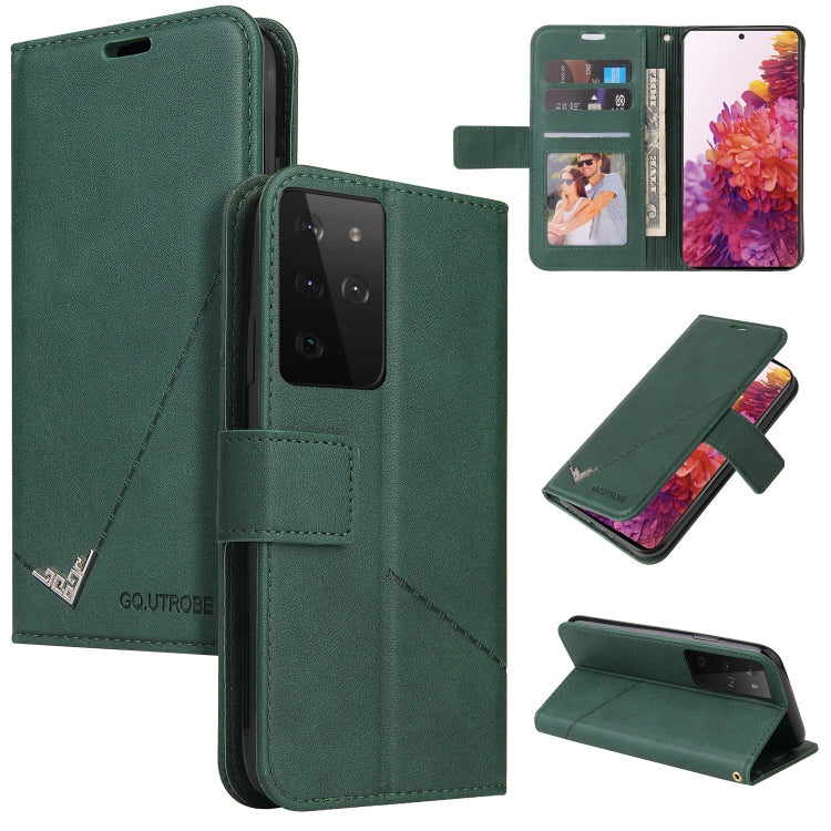 GQUTROBE Right Angle Leather Phone Case, For Samsung Galaxy S21 5G, For Samsung Galaxy S21+ 5G, For Samsung Galaxy S21 Ultra 5G, For Samsung Galaxy S22 5G, For Samsung Galaxy S22+ 5G, For Samsung Galaxy S22 Ultra 5G, For Samsung Galaxy S20�������������...