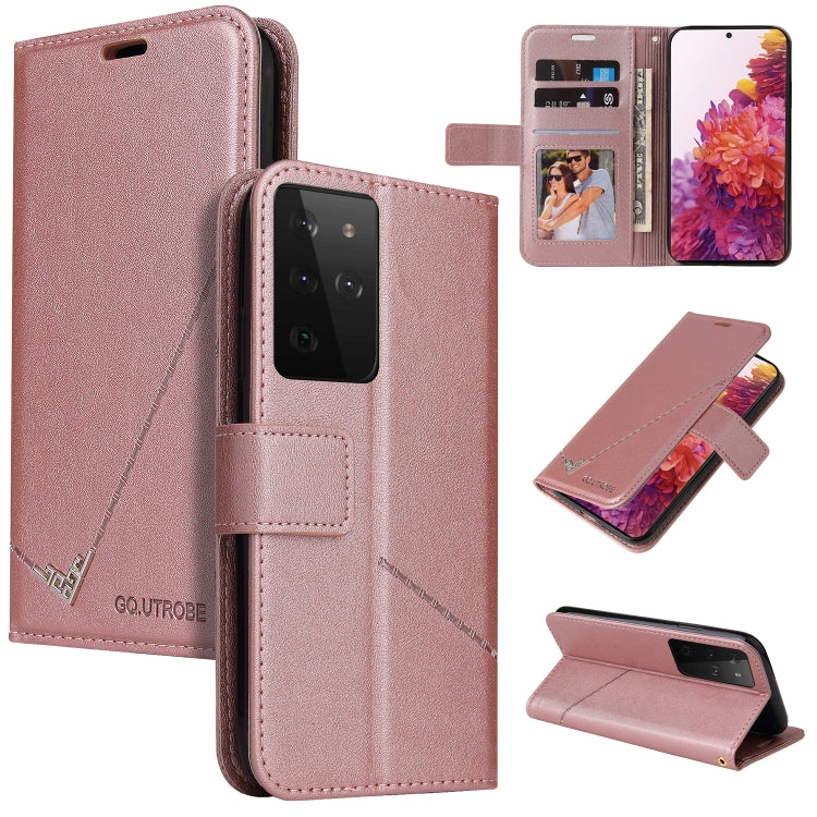 GQUTROBE Right Angle Leather Phone Case, For Samsung Galaxy S21 5G, For Samsung Galaxy S21+ 5G, For Samsung Galaxy S21 Ultra 5G, For Samsung Galaxy S22 5G, For Samsung Galaxy S22+ 5G, For Samsung Galaxy S22 Ultra 5G, For Samsung Galaxy S20�������������...