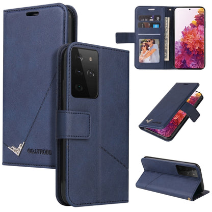 GQUTROBE Right Angle Leather Phone Case, For Samsung Galaxy S21 5G, For Samsung Galaxy S21+ 5G, For Samsung Galaxy S21 Ultra 5G, For Samsung Galaxy S22 5G, For Samsung Galaxy S22+ 5G, For Samsung Galaxy S22 Ultra 5G, For Samsung Galaxy S20�������������...