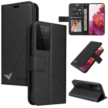 GQUTROBE Right Angle Leather Phone Case, For Samsung Galaxy S21 5G, For Samsung Galaxy S21+ 5G, For Samsung Galaxy S21 Ultra 5G, For Samsung Galaxy S22 5G, For Samsung Galaxy S22+ 5G, For Samsung Galaxy S22 Ultra 5G, For Samsung Galaxy S20�������������...