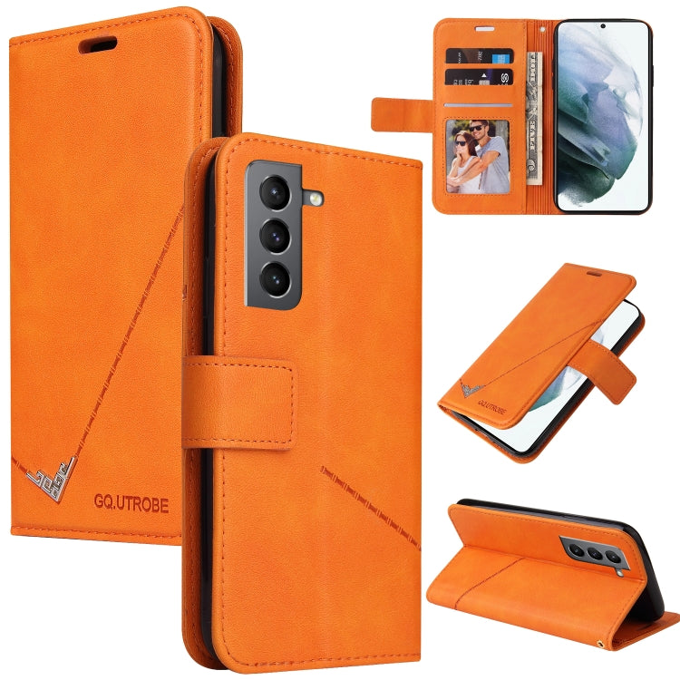 GQUTROBE Right Angle Leather Phone Case, For Samsung Galaxy S21 5G, For Samsung Galaxy S21+ 5G, For Samsung Galaxy S21 Ultra 5G, For Samsung Galaxy S22 5G, For Samsung Galaxy S22+ 5G, For Samsung Galaxy S22 Ultra 5G, For Samsung Galaxy S20�������������...