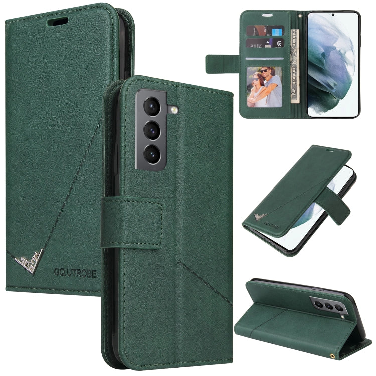 GQUTROBE Right Angle Leather Phone Case, For Samsung Galaxy S21 5G, For Samsung Galaxy S21+ 5G, For Samsung Galaxy S21 Ultra 5G, For Samsung Galaxy S22 5G, For Samsung Galaxy S22+ 5G, For Samsung Galaxy S22 Ultra 5G, For Samsung Galaxy S20�������������...