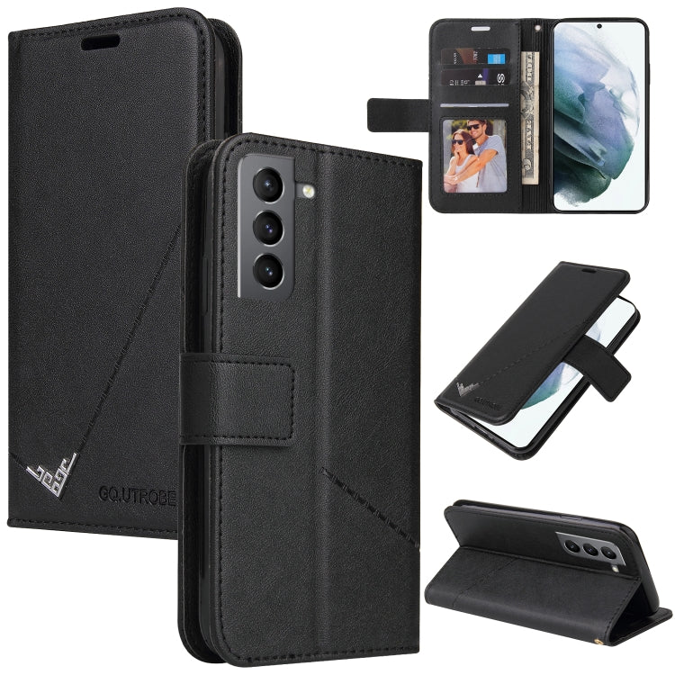 GQUTROBE Right Angle Leather Phone Case, For Samsung Galaxy S21 5G, For Samsung Galaxy S21+ 5G, For Samsung Galaxy S21 Ultra 5G, For Samsung Galaxy S22 5G, For Samsung Galaxy S22+ 5G, For Samsung Galaxy S22 Ultra 5G, For Samsung Galaxy S20�������������...