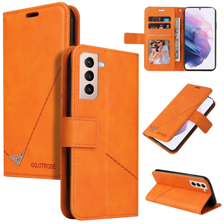 GQUTROBE Right Angle Leather Phone Case, For Samsung Galaxy S21 5G, For Samsung Galaxy S21+ 5G, For Samsung Galaxy S21 Ultra 5G, For Samsung Galaxy S22 5G, For Samsung Galaxy S22+ 5G, For Samsung Galaxy S22 Ultra 5G, For Samsung Galaxy S20�������������...