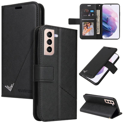 GQUTROBE Right Angle Leather Phone Case, For Samsung Galaxy S21 5G, For Samsung Galaxy S21+ 5G, For Samsung Galaxy S21 Ultra 5G, For Samsung Galaxy S22 5G, For Samsung Galaxy S22+ 5G, For Samsung Galaxy S22 Ultra 5G, For Samsung Galaxy S20�������������...