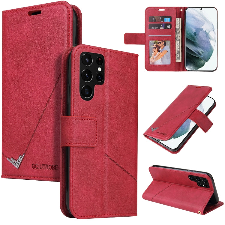 GQUTROBE Right Angle Leather Phone Case, For Samsung Galaxy S21 5G, For Samsung Galaxy S21+ 5G, For Samsung Galaxy S21 Ultra 5G, For Samsung Galaxy S22 5G, For Samsung Galaxy S22+ 5G, For Samsung Galaxy S22 Ultra 5G, For Samsung Galaxy S20�������������...