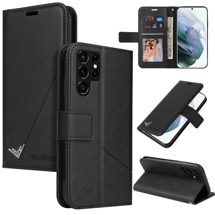 GQUTROBE Right Angle Leather Phone Case, For Samsung Galaxy S21 5G, For Samsung Galaxy S21+ 5G, For Samsung Galaxy S21 Ultra 5G, For Samsung Galaxy S22 5G, For Samsung Galaxy S22+ 5G, For Samsung Galaxy S22 Ultra 5G, For Samsung Galaxy S20�������������...