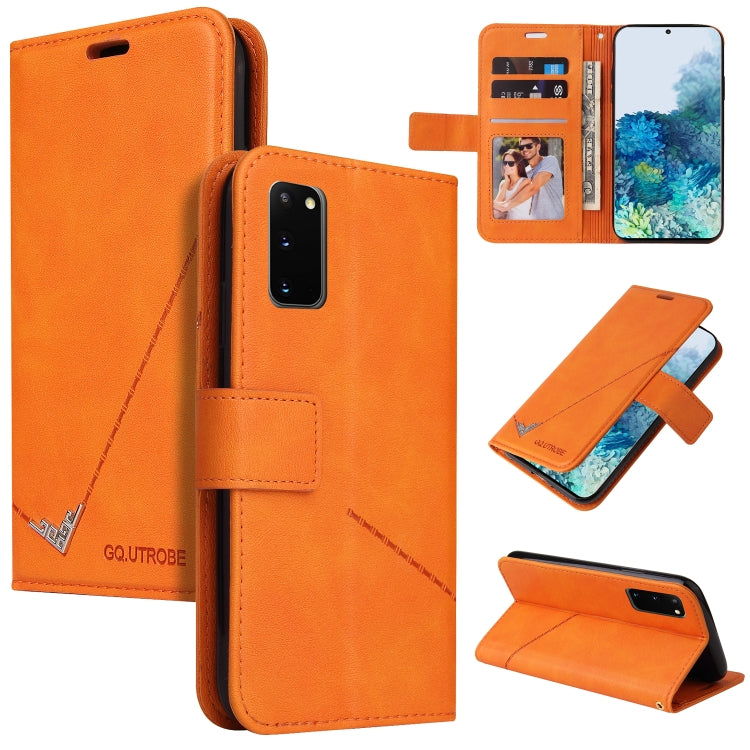 GQUTROBE Right Angle Leather Phone Case, For Samsung Galaxy S21 5G, For Samsung Galaxy S21+ 5G, For Samsung Galaxy S21 Ultra 5G, For Samsung Galaxy S22 5G, For Samsung Galaxy S22+ 5G, For Samsung Galaxy S22 Ultra 5G, For Samsung Galaxy S20�������������...