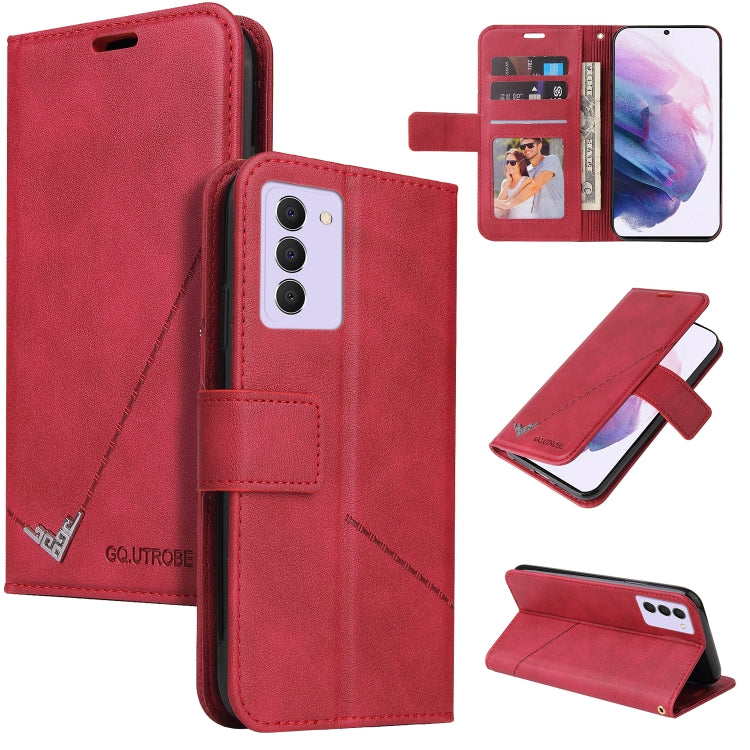 GQUTROBE Right Angle Leather Phone Case, For Samsung Galaxy S21 5G, For Samsung Galaxy S21+ 5G, For Samsung Galaxy S21 Ultra 5G, For Samsung Galaxy S22 5G, For Samsung Galaxy S22+ 5G, For Samsung Galaxy S22 Ultra 5G, For Samsung Galaxy S20�������������...