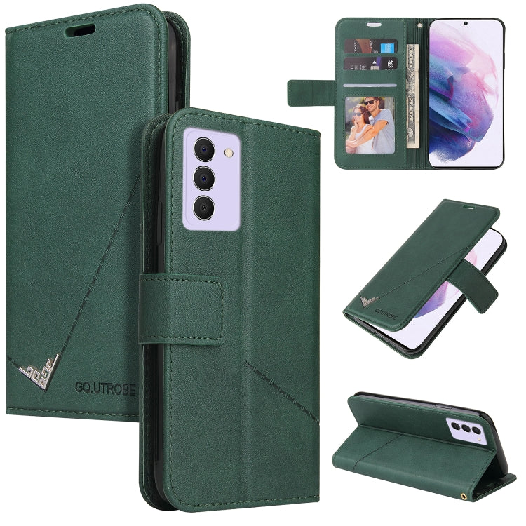GQUTROBE Right Angle Leather Phone Case, For Samsung Galaxy S21 5G, For Samsung Galaxy S21+ 5G, For Samsung Galaxy S21 Ultra 5G, For Samsung Galaxy S22 5G, For Samsung Galaxy S22+ 5G, For Samsung Galaxy S22 Ultra 5G, For Samsung Galaxy S20�������������...