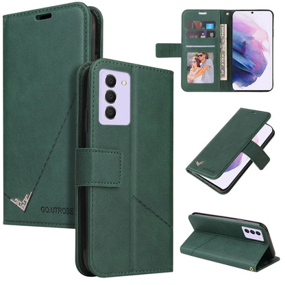 GQUTROBE Right Angle Leather Phone Case, For Samsung Galaxy S21 5G, For Samsung Galaxy S21+ 5G, For Samsung Galaxy S21 Ultra 5G, For Samsung Galaxy S22 5G, For Samsung Galaxy S22+ 5G, For Samsung Galaxy S22 Ultra 5G, For Samsung Galaxy S20�������������...