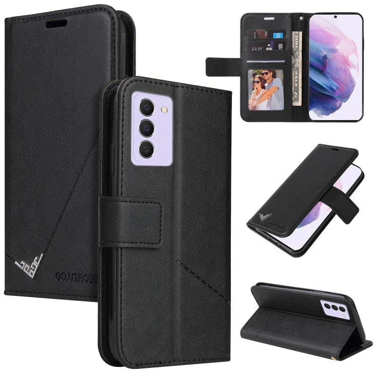 GQUTROBE Right Angle Leather Phone Case, For Samsung Galaxy S21 5G, For Samsung Galaxy S21+ 5G, For Samsung Galaxy S21 Ultra 5G, For Samsung Galaxy S22 5G, For Samsung Galaxy S22+ 5G, For Samsung Galaxy S22 Ultra 5G, For Samsung Galaxy S20�������������...