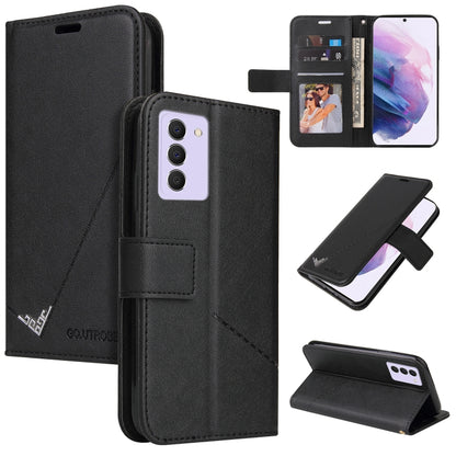 GQUTROBE Right Angle Leather Phone Case, For Samsung Galaxy S21 5G, For Samsung Galaxy S21+ 5G, For Samsung Galaxy S21 Ultra 5G, For Samsung Galaxy S22 5G, For Samsung Galaxy S22+ 5G, For Samsung Galaxy S22 Ultra 5G, For Samsung Galaxy S20�������������...
