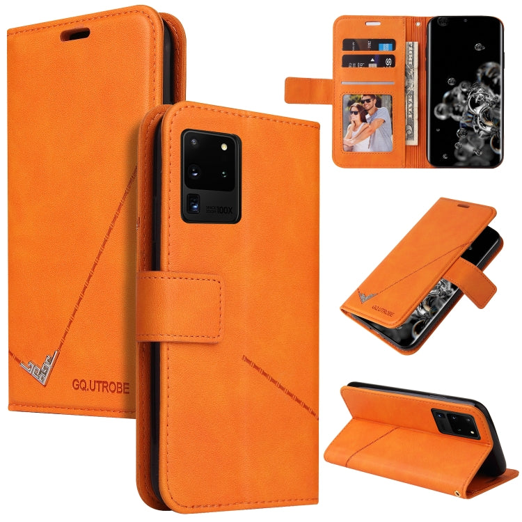 GQUTROBE Right Angle Leather Phone Case, For Samsung Galaxy S21 5G, For Samsung Galaxy S21+ 5G, For Samsung Galaxy S21 Ultra 5G, For Samsung Galaxy S22 5G, For Samsung Galaxy S22+ 5G, For Samsung Galaxy S22 Ultra 5G, For Samsung Galaxy S20�������������...