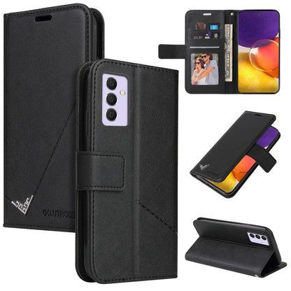 GQUTROBE Right Angle Leather Phone Case, For Samsung Galaxy S21 5G, For Samsung Galaxy S21+ 5G, For Samsung Galaxy S21 Ultra 5G, For Samsung Galaxy S22 5G, For Samsung Galaxy S22+ 5G, For Samsung Galaxy S22 Ultra 5G, For Samsung Galaxy S20�������������...