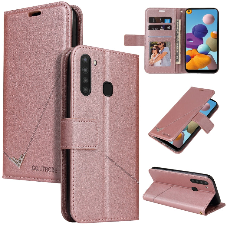 GQUTROBE Right Angle Leather Phone Case, For Samsung Galaxy M31s, For Samsung Galaxy A41, For Samsung Galaxy A31, For Samsung Galaxy A21, For Samsung Galaxy A21s, For Samsung Galaxy Note10 Lite / A81, For Samsung Galaxy A71, For Samsung Galaxy A51�����...